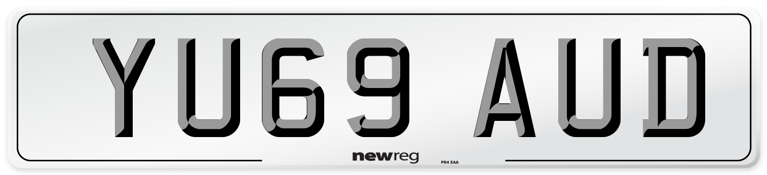 YU69 AUD Number Plate from New Reg